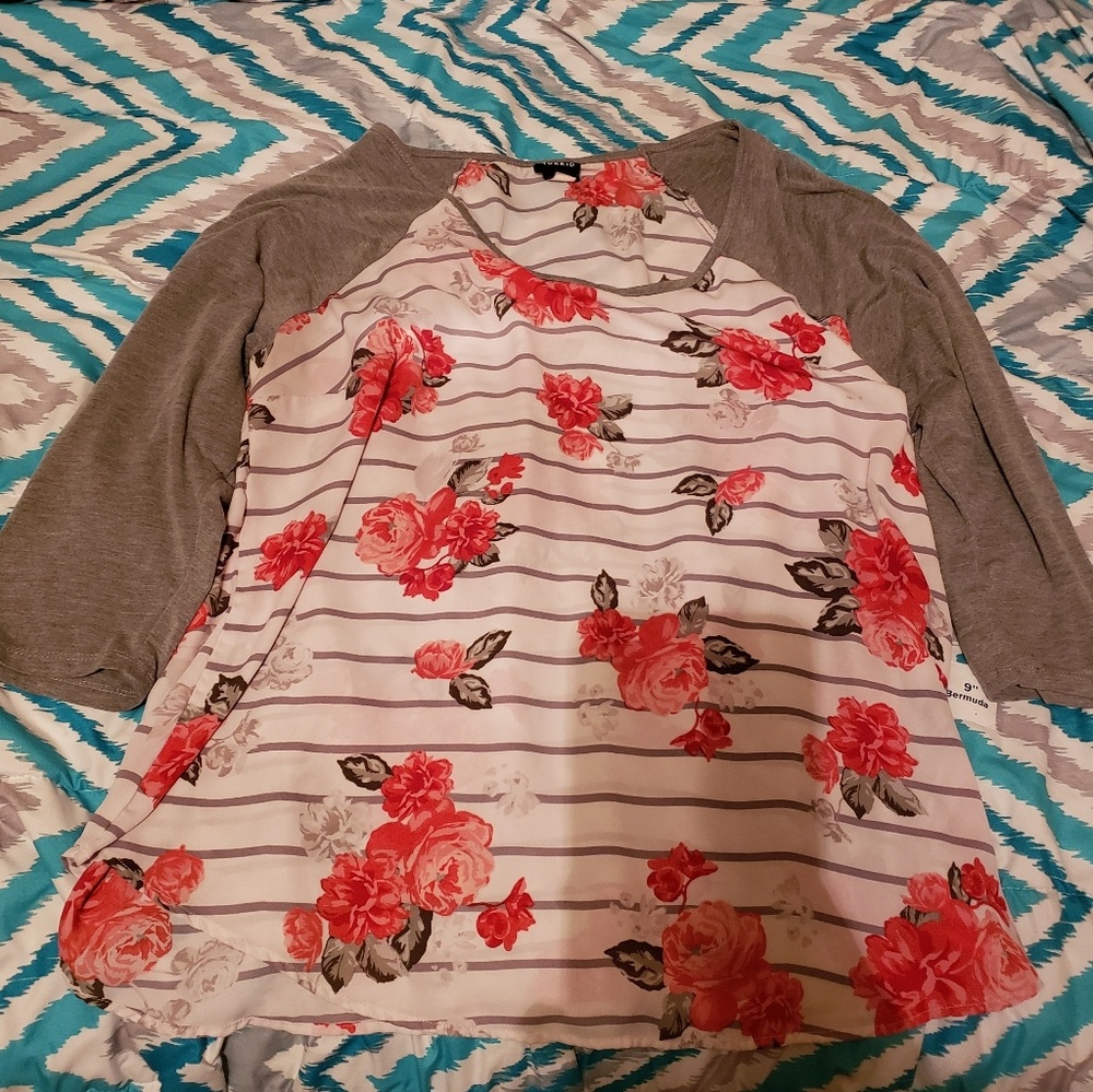 Floral Torrid Blouse